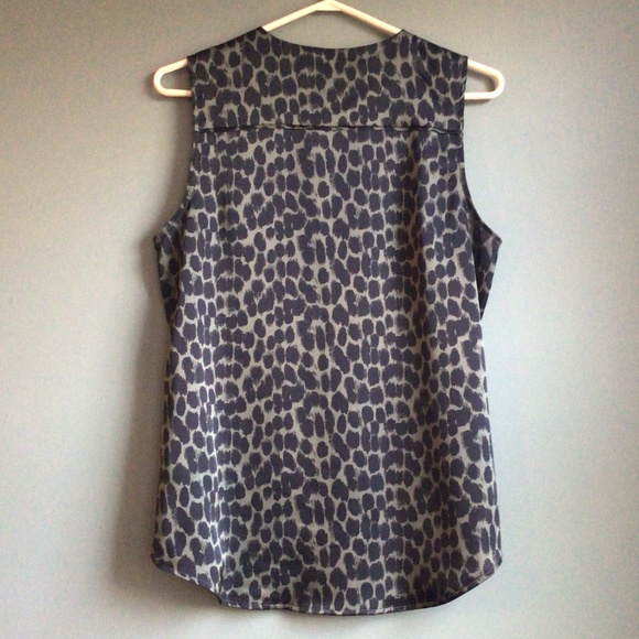 NWOT Ladies sleeveless olive green/black top Sz m - Picture 4 of 7